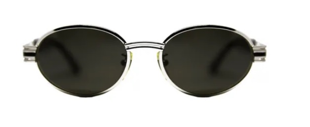 Silver Rounded Sunglasses